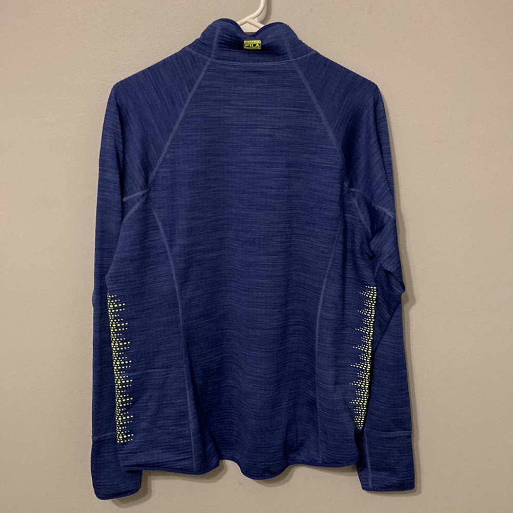 Fila 1/4 zip reflective dot sport long sleeve - Picture 8 of 10